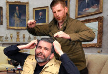 ‘Do It!’ Shout Wincing Trump Boys Cutting Off Hair To Avoid Draft