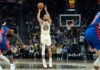 Warriors’ Steph Curry takes ‘good step’ in return from knee issue