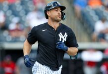 Giancarlo Stanton solid in Yankees spring training debut: ‘Nice, prototype first day’