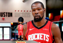 Kevin Durant Terrified After Encountering Bobblehead Of Self