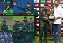 Pakistan lodge complaint over controversial DRS call as Bangladesh clinch series with thrilling win in 3rd ODI
