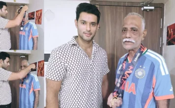 WATCH: Shivam Dube presents the T20 World Cup medal to his father in a heartfelt moment