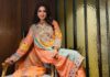 Sonali Bendre ushers in summer with her patchwork Abu Sandeep kurta set