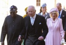 Nigeria’s President Tinubu meets royals in UK state visit