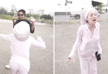 Bhad Bhabie Steps Out on SKIMS Shopping Trip With Boyfriend Le Vaughn