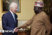 Nigeria president begins first UK state visit in 37 years