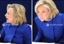 Hillary Clinton Storms Out of Epstein Deposition After Photo Leaks, See Video