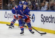 Gabe Perreault impressing as he learns ‘on the job’ with Rangers in hopes of long-term role