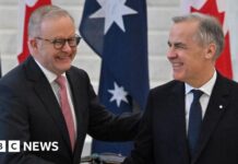 Global order is ‘breaking down’, Carney tells Australian parliament