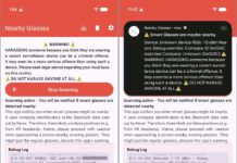 A new app alerts you if someone nearby is wearing smart glasses