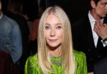 Gwyneth Paltrow Wore the Moodiest Nail Color With the Springiest Dress—See the Photos