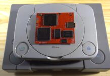 This Frankenstein PlayStation PCB reads games from microSD and outputs video over HDMI
