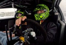Lando Norris samples Toyota rally car alongside Oliver Solberg