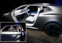 Tesla rival Lucid unveils two-seat robotaxi without a steering wheel or pedals