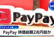 PayPay Valuation May Exceed 2 Trillion Yen Ahead of Nasdaq Listing