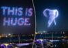 Incredible elephant-themed drone show lights up San Diego skyline after Padres’ Opening Day