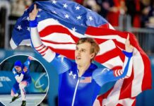 Jordan Stolz already back on speed skating grind — and not letting Olympic medals out of his sight