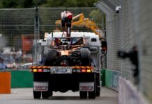 Oscar Piastri out of Australian GP after dramatic crash on way to grid
