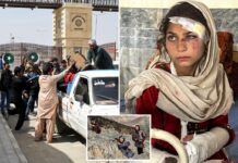 Pakistani, Afghan border forces exchange fire as UN says war displaces over 100,000