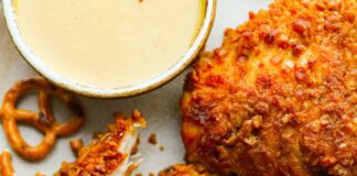 Pretzel Crusted Chicken