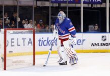 Rangers’ four-goal comeback led by Gabe Perreault falls short in gutting OT loss to Blue Jackets
