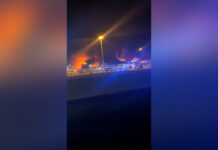 Huge fire at Bahrain port home to US Navy’s Fifth Fleet