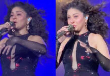Sunidhi Chauhan Gets Emotional During Her Lucknow Concert Breaks Down Mid Performance