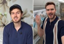 Snobby Dan? Influencer claiming to be stranded by Iran war blows off economy seats