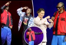 Snoop Dogg teases his upcoming biopic with star Jonathan Daviss at CinemaCon and reveals when the first trailer drops