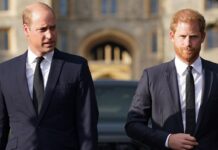 Prince William and Harry’s secret whisper at Prince Philip’s funeral revealed