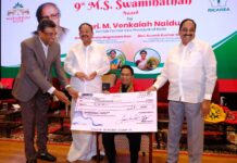 Dr. Ch. Srinivasa Rao Receives 9th Prof. M.S. Swaminathan Award For Climate-Resilient Agriculture
