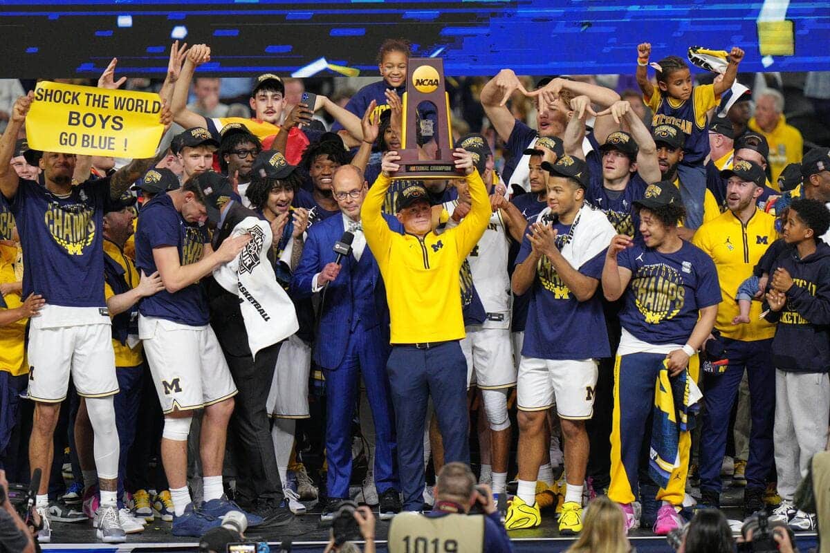 March Madness ends with Michigan backing up boasts with win over UConn