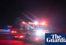 Fuel tanker erupts in flames after toppling power lines in Texas