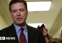 Comey surrenders over charge of threatening Trump’s life in Instagram post
