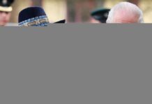 King and Queen give away money in ancient Easter tradition