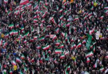Iran authorities await war ‘victory’ as supporters mark 1979 anniversary