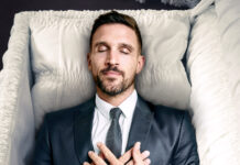 Casket Still Has Stock Corpse In It