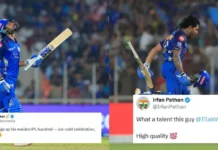 Fans erupt as Tilak Varma hammers his first-ever IPL century during GT vs MI showdown