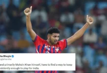 Fans go berserk as Mohsin Khan bags a sensational five-wicket haul against KKR in IPL 2026