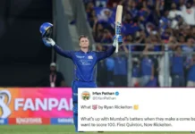 Fans go crazy as Ryan Rickelton smashes a sensational record breaking century against SRH in IPL 2026