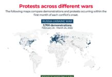 Why are anti-war protests in the West muted on Iran?