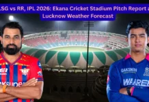 LSG vs RR, IPL 2026: Ekana Cricket Stadium Pitch Report and Lucknow Weather Forecast