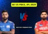 MI vs PBKS, IPL 2026 Match Prediction: Who will win today’s game between Mumbai Indians and Punjab Kings?