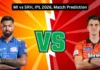 MI vs SRH, IPL 2026, Match Prediction: Who will win today’s game between Mumbai Indians and Sunrisers Hyderabad?