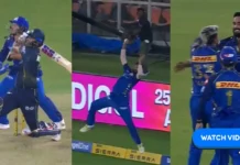 WATCH: Naman Dhir pulls off a stunner to dismiss Washington Sundar in GT vs MI IPL 2026 clash