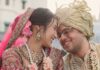 At this wedding in Mussoorie, the bride wore an heirloom Chungbala and arrived with her own baarat