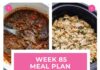 Weekly Meal Plan #85