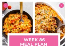 Weekly Meal Plan #86