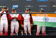 Pics: Superstar Ajith Kumar Waves Indian Flag After Podium Finish at Belgium Race