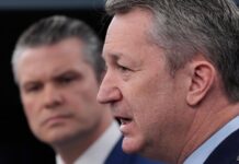 Watch Live: Hegseth, Caine hold Iran war briefing amid Strait of Hormuz tensions